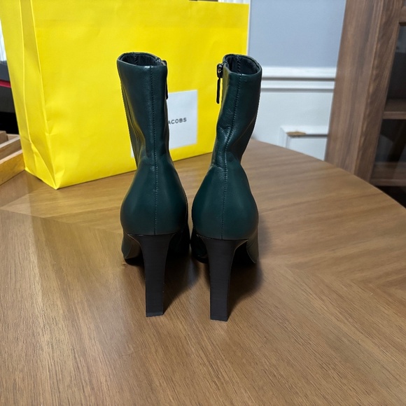 Karl Lagerfield Paris Vica Boot Forest Green Size 10 NWOT - Picture 6 of 6